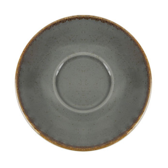 Блюдце для чайной чашки Porland Seasons Dark Grey, 16 см 