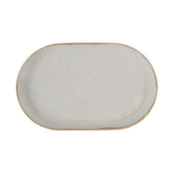 Блюдо овальное  Porland Seasons Beige, 32х20 см  