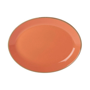 Блюдо овальное Porland Orange, 36х27 см