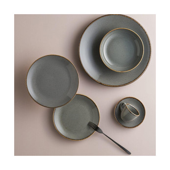 Тарелка Porland Seasons Dark Grey, 28 см 