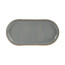 Блюдо овальное Porland Dark Grey, 29х15 см 