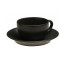 Блюдце для чайной чашки Porland Seasons Black, 16 см 