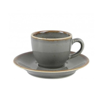 Чашка кофейная Porland Seasons Dark Grey, 80 мл 