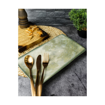 Блюдо прямоугольное Porland Stoneware Selene, 28,5x16 см