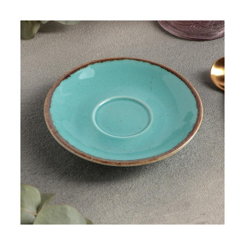 Блюдце для кофейной чашки Porland Seasons Turquoise, 12 см 