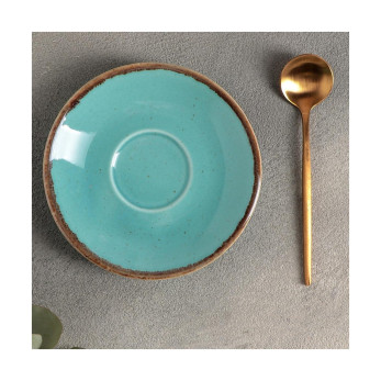 Блюдце для кофейной чашки Porland Seasons Turquoise, 12 см 