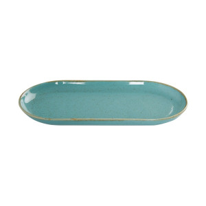 Блюдо овальное Porland Turquoise, 30х15 см