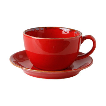 Блюдце для чайной чашки Porland Seasons Red, 16 см 
