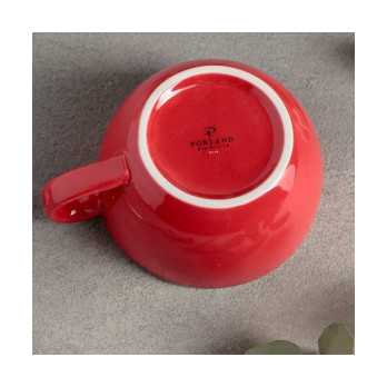 Чашка чайная Porland Seasons Red, 340 мл 