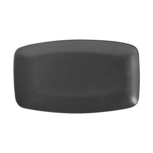 Тарелка прямоугольная Porland Seasons Black, 31x18 см