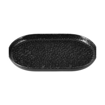 Тарелка овальная Porland Ethos Black Moss, 32 см