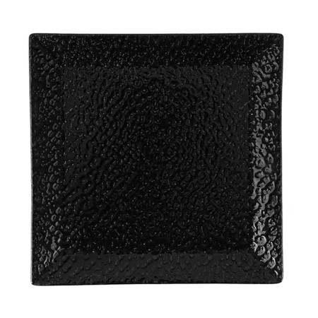 Тарелка квадратная Porland Ethos Black Moss, 27 см