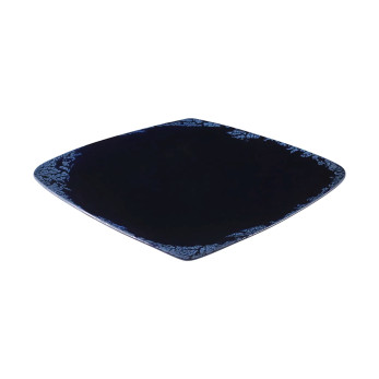 Тарелка ромб Porland Ethos Root Blue, 34 см 