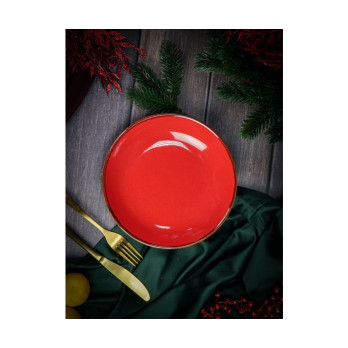 Тарелка глубокая Porland Seasons Red, 21 см 