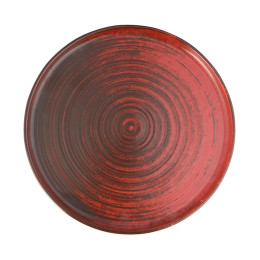 Тарелка с вертикальным бортом Porland Lykke Red, 24 см