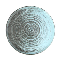 Тарелка с вертикальным бортом Porland Lykke Turquoise, 24 см