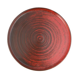 Тарелка с вертикальным бортом Porland Lykke Red, 27 см