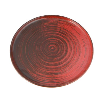 Тарелка с вертикальным бортом Porland Lykke Red, 27 см