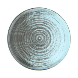 Тарелка с вертикальным бортом Porland Lykke Turquoise, 27 см