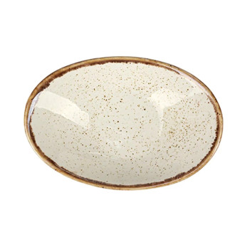 Соусник овальный Porland Seasons Beige, 7х11 см 
