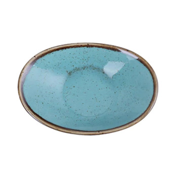 Соусник овальный Porland Seasons Turquoise, 7х11 см 