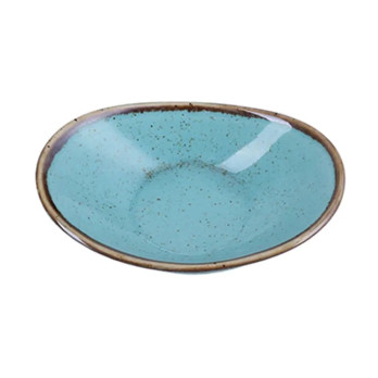 Соусник овальный Porland Seasons Turquoise, 7х11 см 
