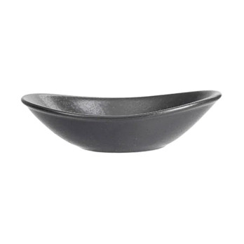 Соусник овальный Porland Seasons Black, 7х11 см 