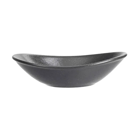 Соусник овальный Porland Seasons Black, 7х11 см 