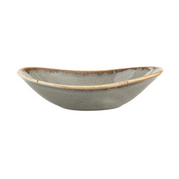 Соусник овальный Porland Seasons Dark Grey, 7х11 см 