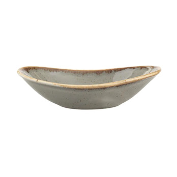 Соусник овальный Porland Seasons Dark Grey, 7х11 см 