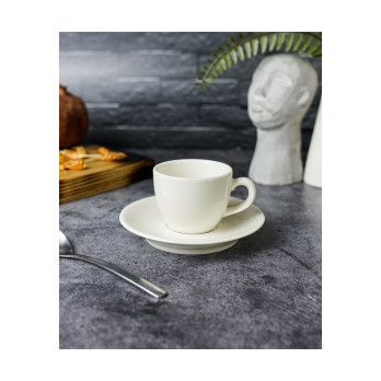 Блюдце для кофейной чашки Porland Seasons White, 12 см 