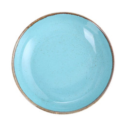 Салатник полуглубокий Porland Seasons Turquoise, 22 см 