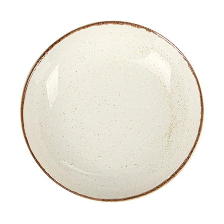 Салатник полуглубокий Porland Seasons Beige, 22 см