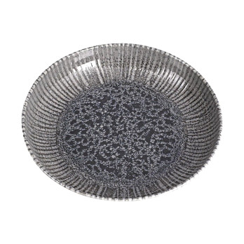 Салатник полуглубокий Porland Iris Grey, 22 см