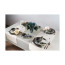 Салатник полуглубокий Porland Seasons Dark Grey, 22 см 