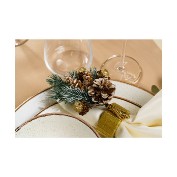 Салатник полуглубокий Porland Seasons Beige, 22 см