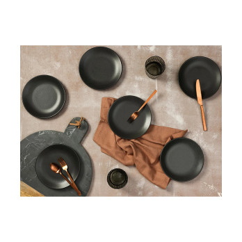 Тарелка Porland Seasons Black, 18 см 