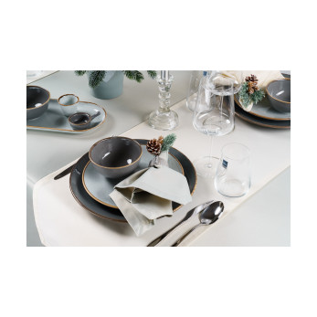 Тарелка Porland Seasons Dark Grey, 18 см