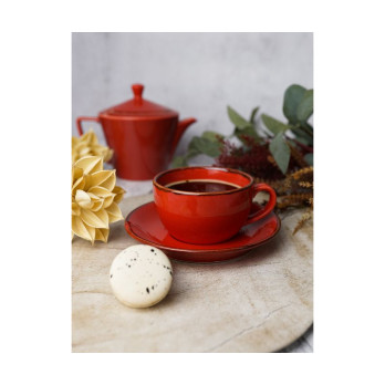 Чашка чайная Porland Seasons Red, 250 мл
