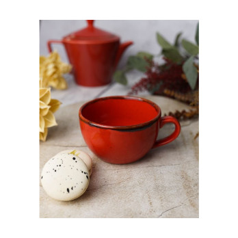 Чашка чайная Porland Seasons Red, 250 мл
