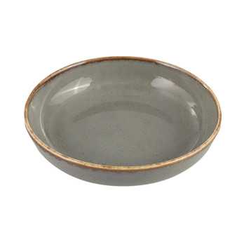 Салатник полуглубокий Porland Seasons Dark Grey, 17 см
