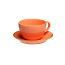 Чашка чайная Porland Seasons Orange, 340 мл 