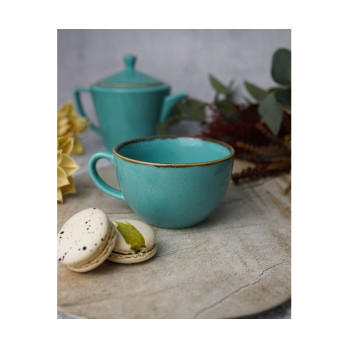 Чашка чайная Porland Seasons Turquoise, 340 мл