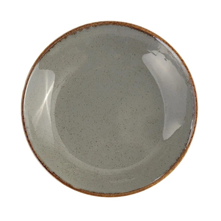 Тарелка глубокая Porland Seasons Dark Grey, 21 см  