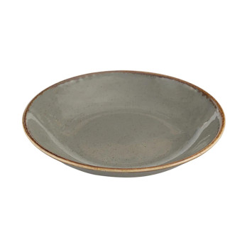 Тарелка глубокая Porland Seasons Dark Grey, 21 см  
