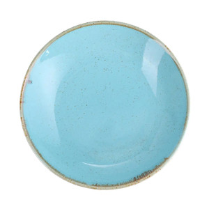Тарелка глубокая Porland Seasons Turquoise, 21 см
