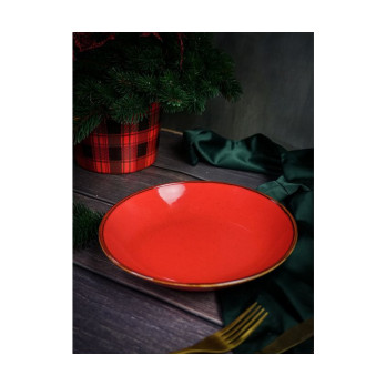 Тарелка глубокая Porland Seasons Red, 21 см 
