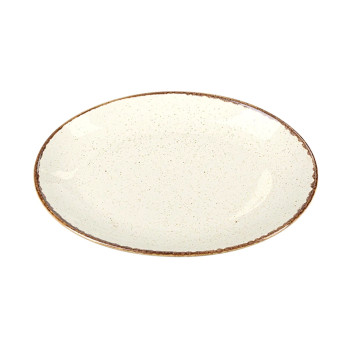 Блюдо овальное Porland Seasons Beige, 18х14 см 