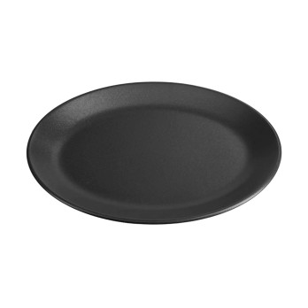 Блюдо овальное Porland Seasons Black, 18х14 см 