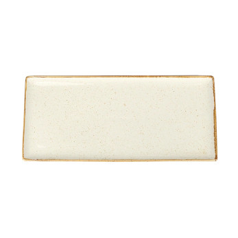 Блюдо прямоугольное Porland Seasons Beige, 35х16 см 